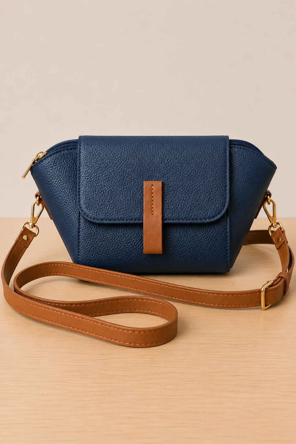 Classic Crossbody Bag - Blue