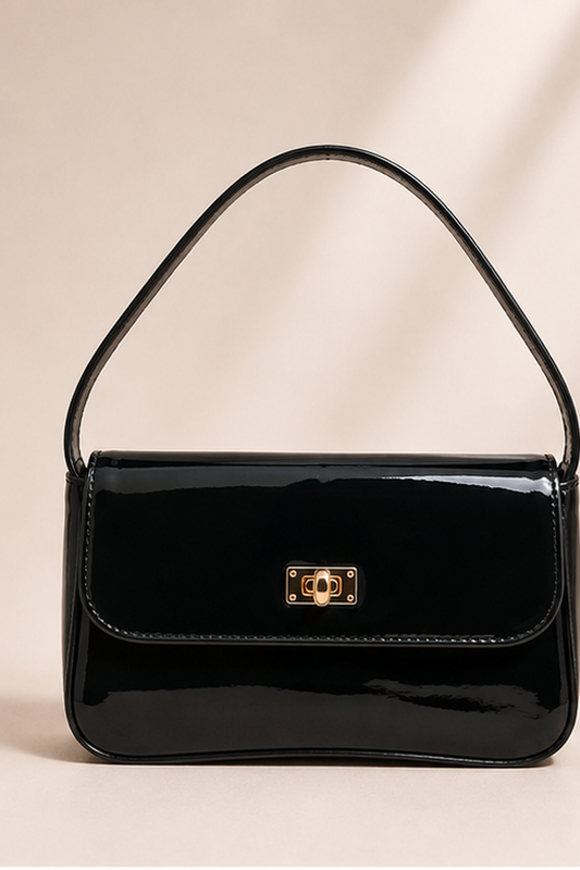 The Valora Shoulder Bag - Black