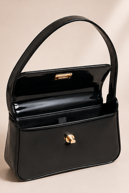 The Valora Shoulder Bag - Black