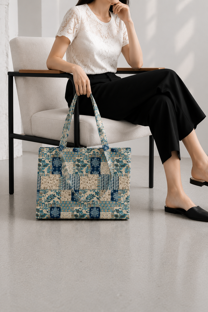 ES Canvas Bluebell Tote Bag