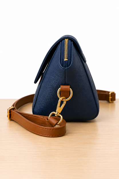 Classic Crossbody Bag - Blue