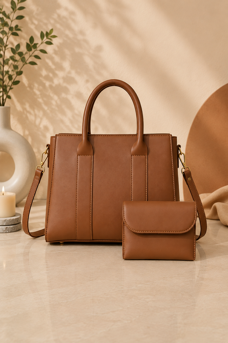 Grace Handbag - Brown