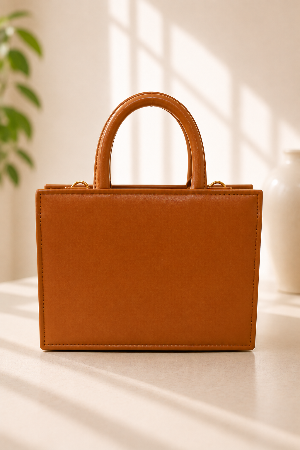 Belle Handbag - Brown