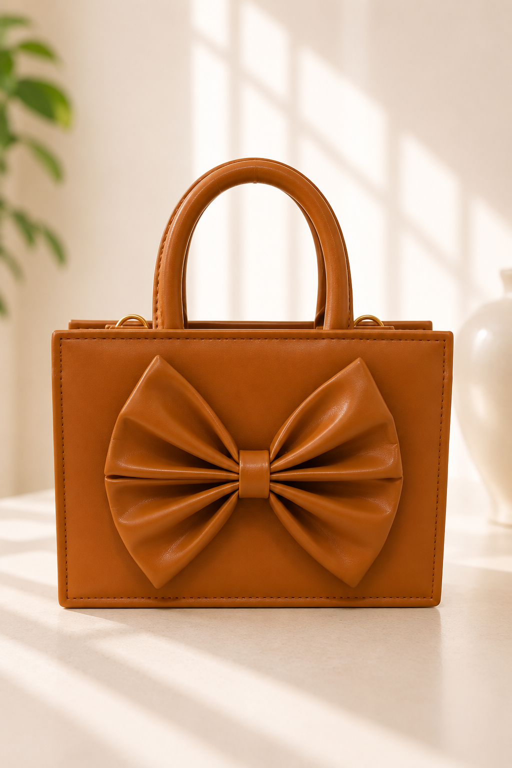 Belle Handbag - Brown