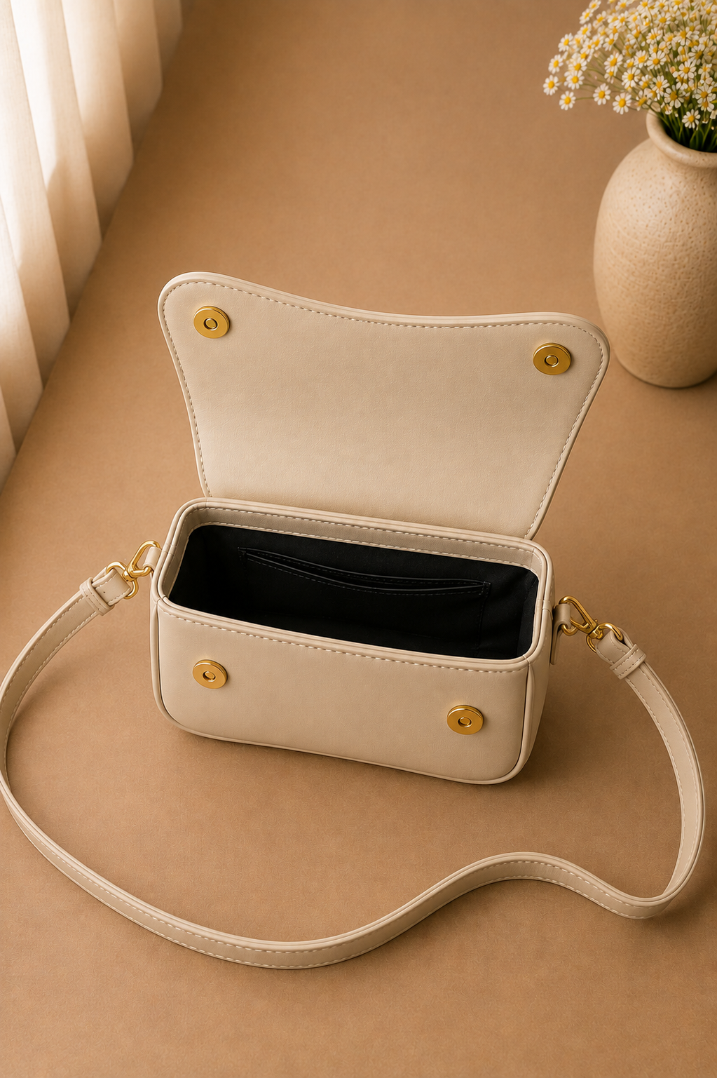 Swan Shoulder Bag - White