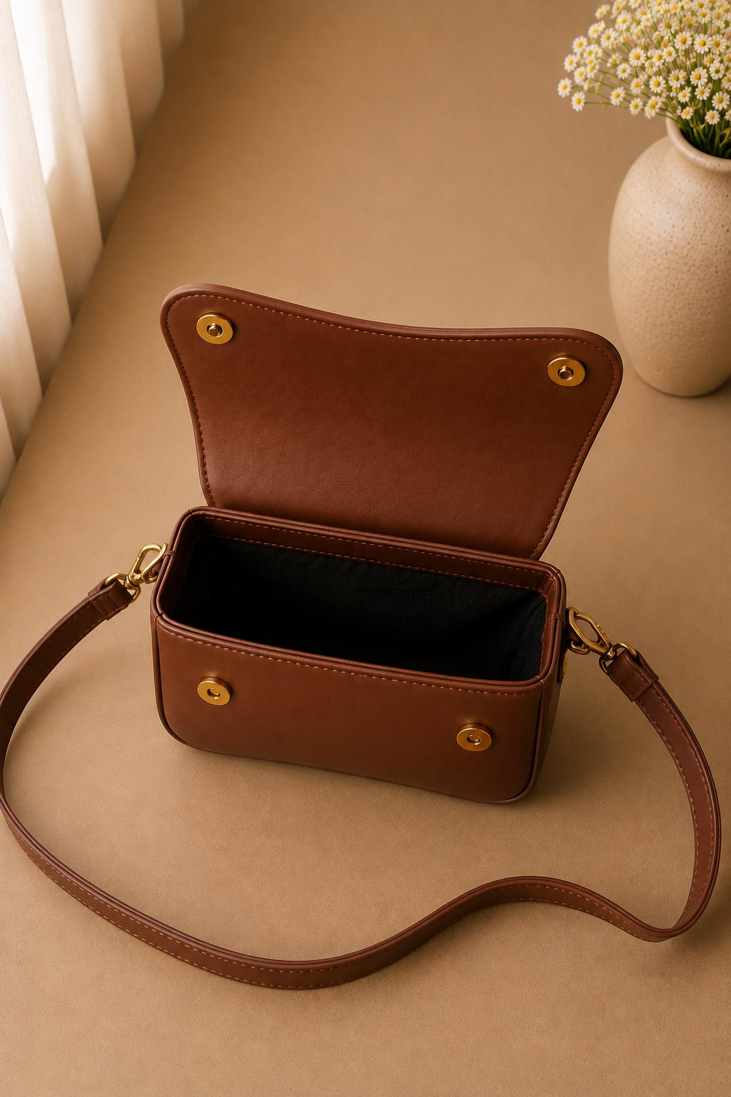 Swan Shoulder Bag - Mustard