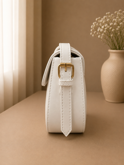Swan Shoulder Bag - White