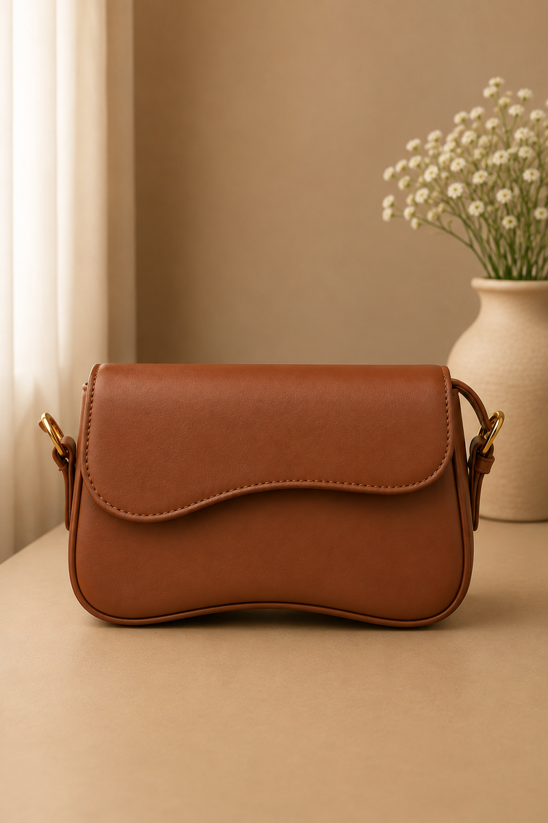 Swan Shoulder Bag - Mustard