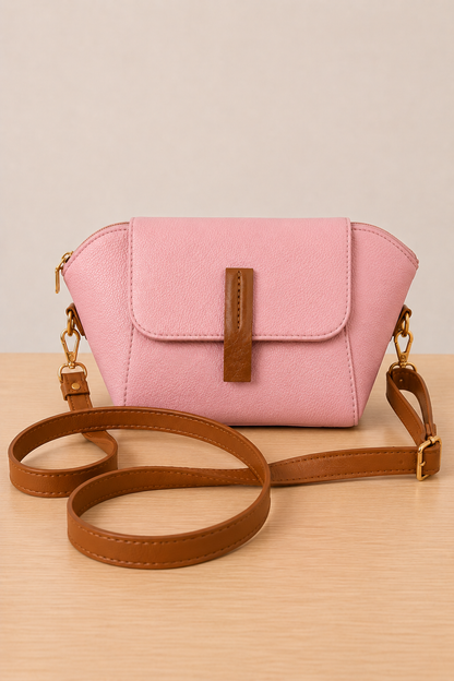 Classic Crossbody Bag - Pink