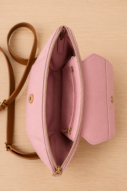 Classic Crossbody Bag - Pink