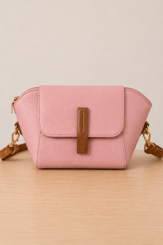 Classic Crossbody Bag - Pink