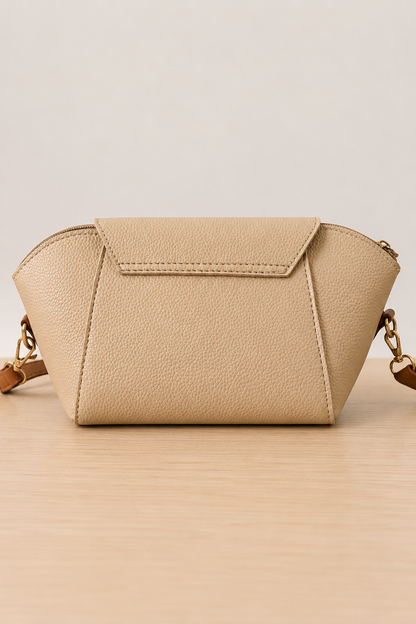 Classic Crossbody Bag - Beige