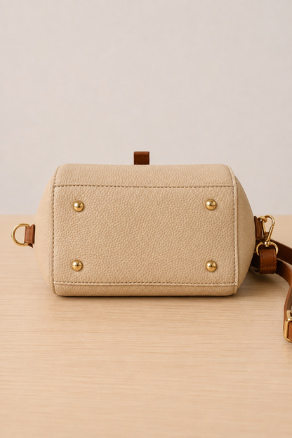 Classic Crossbody Bag - Beige