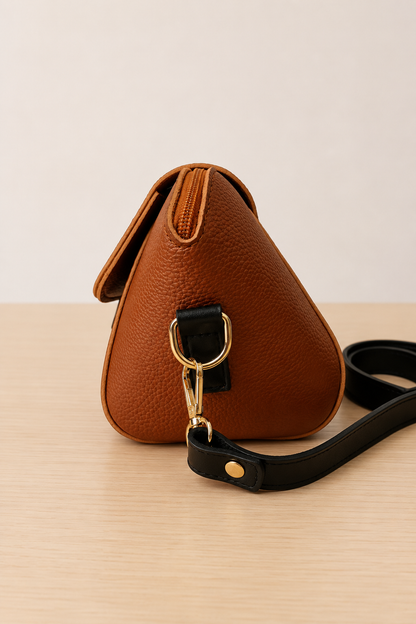 Classic Crossbody Bag - Brown