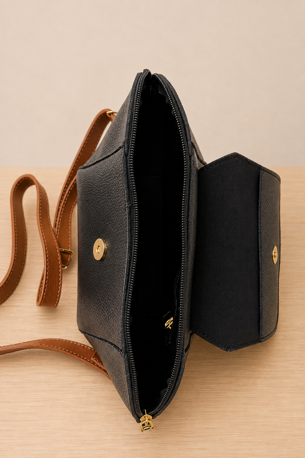 Classic Crossbody Bag - Black