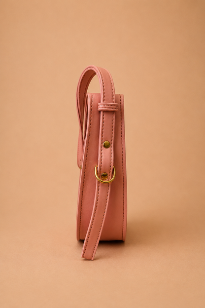 Crescent Shoulder Bag - Pink