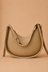 Crescent Shoulder Bag - Beige