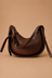 Crescent Shoulder Bag - Brown