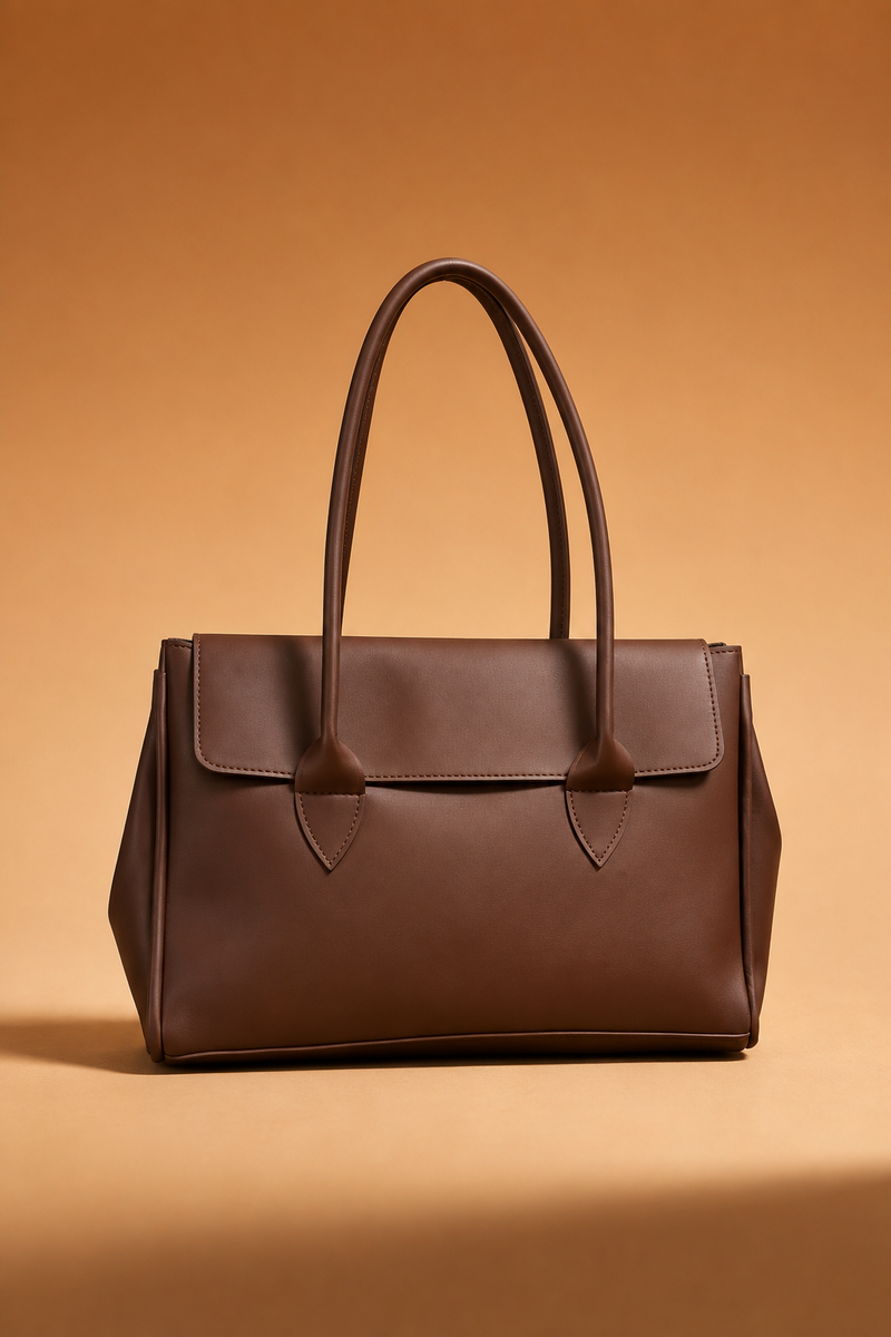 Elara Carry Bag - Chocolate Brown