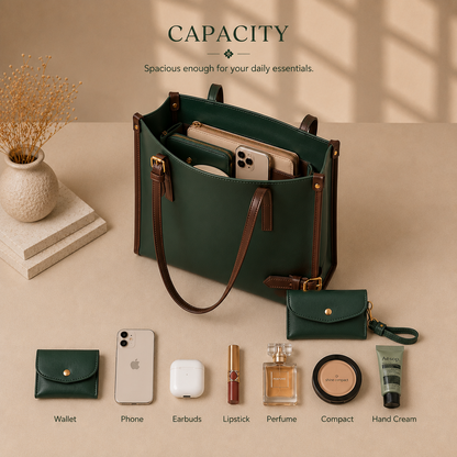 Selene Tote Bag - Green