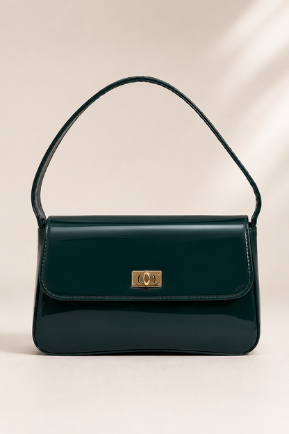 The Valora Shoulder Bag - Green