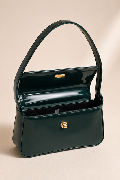 The Valora Shoulder Bag - Green