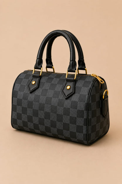 Checkmate Crossbody Bag - Black