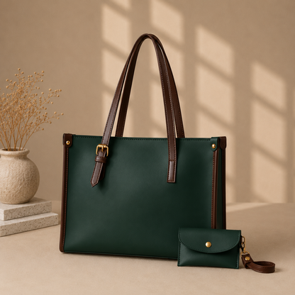 Selene Tote Bag - Green