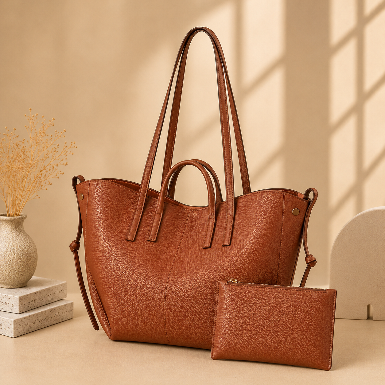 Signature Tote Bag - Mustard